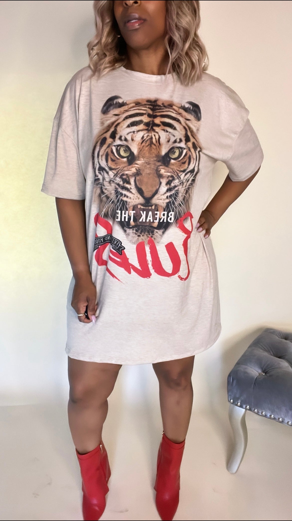 Tiger hotsell shirt dress